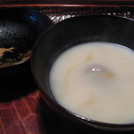 光安 - 蕎麦掻きの白味噌仕立て