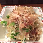 ほっぺのこめつぶ - 【’17.9】お通しのやっこは相変わらず薬味多くて嬉しい!!