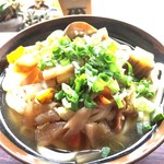 谷川製麺所 - ナスビと大根がワンサカ入ってました＾＾