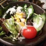 神楽坂 新泉 - ランチのサラダ
