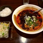 Wagyuu Senka Yakinikuya - 【2017.9.19(火)】岩のりカルビラーメン定食972円