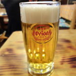 アヤメ 本店 - オリオンビールでアリ乾杯！