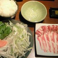 イベリコ屋 六本木店 - イベリコ豚のしゃぶしゃぶランチ 1000円