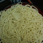 Soba Saku - もりそば380円(税込)。
                        これで、並ですよ！量が多くてビックリ(￣O￣)
                        色白で細長いお蕎麦。