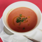 トラットリア デニーロ - 生トマトのスープ
