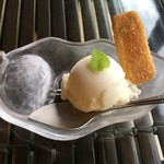 季逢庵 - ★若鶏と旬野菜のトマト煮込みカフェラテ（1100円）アイスカフェラテ（ランチ価格 400円➡︎200円）★