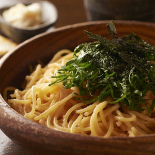 We are proud of our exquisite "boiled pasta" that goes well with the sauce and noodles!