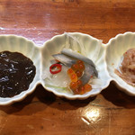郷土料理 武田 - 鮭の珍味三種