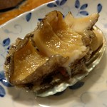 天史朗鮨 - アワビ煮　薄味でアワビの旨味が感じられます