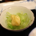 弥次兵衛 - 生ウドのネギぬた