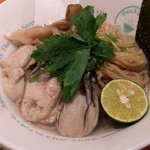 麺屋 六感堂 - 牡蠣水つけＳＯＢＡ（敬老の日 限定）