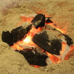 弥次兵衛 - 暖炉の火。この火のように暖かいおもてなしをウケました。宿主さん、ありがとう。