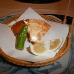 三養荘 - 蟹甲羅揚げ