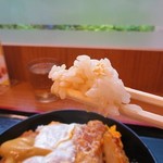 大衆食堂 半田屋 - つゆの染みたご飯