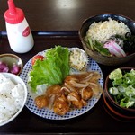 日本ばし - 柔らか豚ロースの甘酢あん(850円)です。