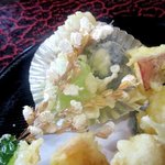功徳庵 更科 - ユニークな稲穂天ぷら！
