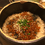 れんげ料理店 - いくらの土鍋ごはん