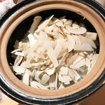 銀座 しのはら - 松茸ご飯（土鍋）