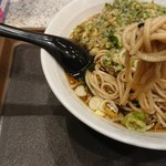 富士そば - 茹でたての麺(^o^)