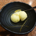 炭火焼肉 矢つぐ - 柚子シャーベット