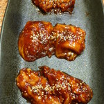 炭火焼肉 矢つぐ - ホルモン味噌味（ミノ、小腸、ギアラ）