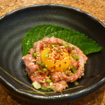 Sumibiyakiniku Yatsugu - 牛タンユッケ