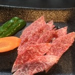 純近江牛 安田良 - 焼肉セットのカルビ