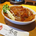 楽居 - トマト煮込みハンバーグチーズ入り