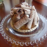 바 드쇼코라 - ケーキセットのモンブラン