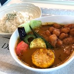 Kuu - 海老スープ 鶏ナンコツと野菜のスープカレー