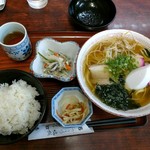 Doraibuin Kamo - ラーメン定食