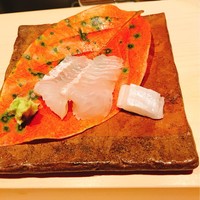 祇園 鮨 忠保 - ヒラメの刺身