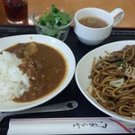 実のり食堂 - 焼そばとミニカレー