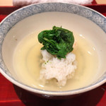 銀座 しのはら - 鱧しゃぶ、毛蟹真丈