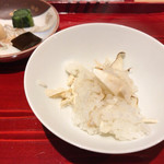 銀座 しのはら - 松茸ご飯(1杯目)