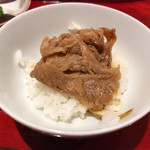 銀座 しのはら - 飛騨牛の牛丼(2杯目)