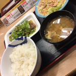 松屋 - ネギ塩チキン焼定食（＾∇＾）