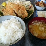 Koryouri Kinuya - 鯵フライ定食 700円