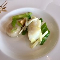 広東料理 センス - ハタとホタテ