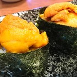 キサラギ - ウニはやっぱり軍艦で！海苔の風味が引き立てます！