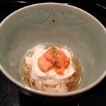 壽山 - ウニと湯葉のそうめん