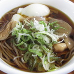 信州生そば - 特上きのこ玉子そば 500円　(2017.9)