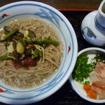 献上そば 羽根屋 - 梅釜そば