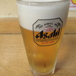 ビール。３杯８００円