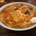 龍門 - 酸辣湯麺 650円。安い。