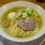 無化調 鶏白湯ラーメン 麺舗 作一 - 中華そば丸玉入り 塩