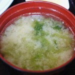 南国キッチン次郎 - あおさの味噌汁