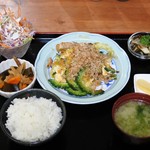 南国キッチン次郎 - ゴーヤチャンプルー定食700円