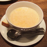 カフェ マメヒコ - 白花豆とにんじんのポタージュ(700円)