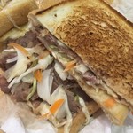 高野食堂 - ローストビーフサンド250円
